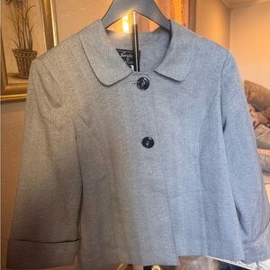 Chic Gray Women's Blazer by Sweet Suit
